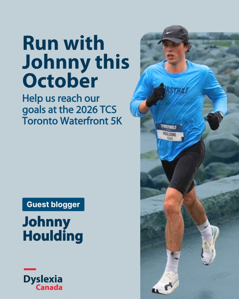 Picture of Johnny Houlding in a running in a race.
